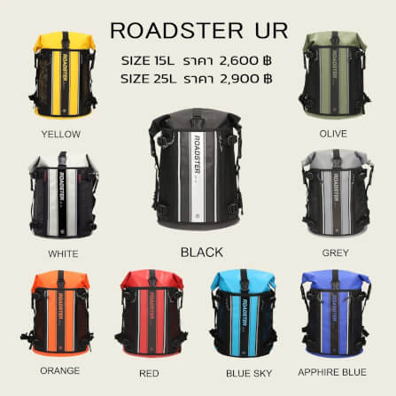 กระเป๋าโน้ตบุ๊คกันน้ำFEELFREE  รุ่น ROADSTER UR 25L สี BLACK_10